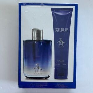 New Ice Blue By Original Penguin Eau De Toilette 3.4 Fl Oz and 3.4oz Body Wash